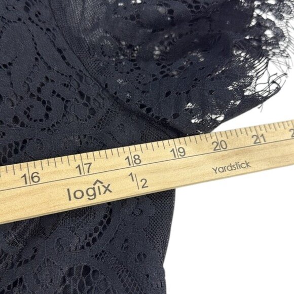 Merokeety Maxi Dress Black Lace Lined Sleeveless Women’s XL - Picture 4 of 5